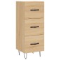Credenza Rovere Sonoma 34,5x34x90 cm in Legno Multistrato Credenza Rovere Sonoma 34,5x34x90 cm in Legno Multistrato