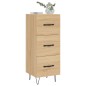 Credenza Rovere Sonoma 34,5x34x90 cm in Legno Multistrato Credenza Rovere Sonoma 34,5x34x90 cm in Legno Multistrato