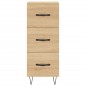 Credenza Rovere Sonoma 34,5x34x90 cm in Legno Multistrato Credenza Rovere Sonoma 34,5x34x90 cm in Legno Multistrato