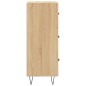 Credenza Rovere Sonoma 34,5x34x90 cm in Legno Multistrato Credenza Rovere Sonoma 34,5x34x90 cm in Legno Multistrato
