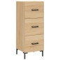 Credenza Rovere Sonoma 34,5x34x90 cm in Legno Multistrato Credenza Rovere Sonoma 34,5x34x90 cm in Legno Multistrato