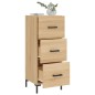 Credenza Rovere Sonoma 34,5x34x90 cm in Legno Multistrato Credenza Rovere Sonoma 34,5x34x90 cm in Legno Multistrato