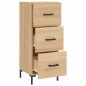 Credenza Rovere Sonoma 34,5x34x90 cm in Legno Multistrato Credenza Rovere Sonoma 34,5x34x90 cm in Legno Multistrato