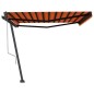 Tenda da Sole Autoportante Automatica 450x350cm Arancio Marrone Tenda da Sole Autoportante Automatica 450x350cm Arancio Marrone