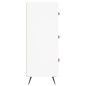 Credenza Bianca 34,5x34x90 cm in Legno Multistrato Credenza Bianca 34,5x34x90 cm in Legno Multistrato