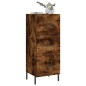 Credenza Rovere Fumo 34,5x34x90 cm in Legno Multistrato Credenza Rovere Fumo 34,5x34x90 cm in Legno Multistrato