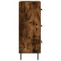 Credenza Rovere Fumo 34,5x34x90 cm in Legno Multistrato Credenza Rovere Fumo 34,5x34x90 cm in Legno Multistrato