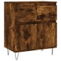 Credenza Rovere Fumo 60x35x70 cm in Legno Multistrato Credenza Rovere Fumo 60x35x70 cm in Legno Multistrato