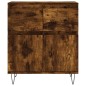 Credenza Rovere Fumo 60x35x70 cm in Legno Multistrato Credenza Rovere Fumo 60x35x70 cm in Legno Multistrato