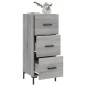 Credenza Grigio Sonoma 34,5x34x90 cm in Legno Multistrato Credenza Grigio Sonoma 34,5x34x90 cm in Legno Multistrato