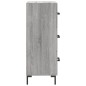 Credenza Grigio Sonoma 34,5x34x90 cm in Legno Multistrato Credenza Grigio Sonoma 34,5x34x90 cm in Legno Multistrato