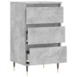 Credenza Grigio Cemento 40x35x70 cm in Legno Multistrato Credenza Grigio Cemento 40x35x70 cm in Legno Multistrato