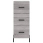 vidaXL Credenza Grigio Sonoma 34,5x34x90 cm in Legno Multistrato vidaXL Credenza Grigio Sonoma 34,5x34x90 cm in Legno Multistrato