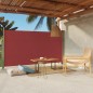 vidaXL Tenda Laterale Retrattile per Patio 170x300 cm Rossa vidaXL Tenda Laterale Retrattile per Patio 170x300 cm Rossa