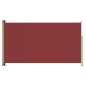 vidaXL Tenda Laterale Retrattile per Patio 170x300 cm Rossa vidaXL Tenda Laterale Retrattile per Patio 170x300 cm Rossa