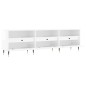 Mobile Porta TV Bianco Lucido 150x30x44,5 cm Legno Multistrato Mobile Porta TV Bianco Lucido 150x30x44,5 cm Legno Multistrato