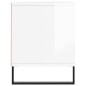 Mobile Porta TV Bianco Lucido 100x34,5x44,5cm Legno Multistrato Mobile Porta TV Bianco Lucido 100x34,5x44,5cm Legno Multistrato