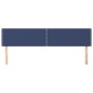 Testiera 2 pz Blu 80x5x78/88 cm in Tessuto