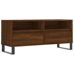 Mobile TV Rovere Marrone 100x34,5x44,5 cm in Legno Multistrato