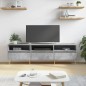 Mobile TV Grigio Cemento 150x30x44,5 cm Legno Multistrato Mobile TV Grigio Cemento 150x30x44,5 cm Legno Multistrato