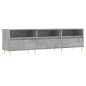 Mobile TV Grigio Cemento 150x30x44,5 cm Legno Multistrato Mobile TV Grigio Cemento 150x30x44,5 cm Legno Multistrato