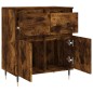 Credenza Rovere Fumo 60x35x70 cm in Legno Multistrato Credenza Rovere Fumo 60x35x70 cm in Legno Multistrato