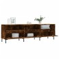 Mobile Porta TV Rovere Fumo 150x30x44,5 cm in Legno Multistrato