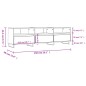Mobile Porta TV Bianco 150x30x44,5 cm in Legno Multistrato Mobile Porta TV Bianco 150x30x44,5 cm in Legno Multistrato