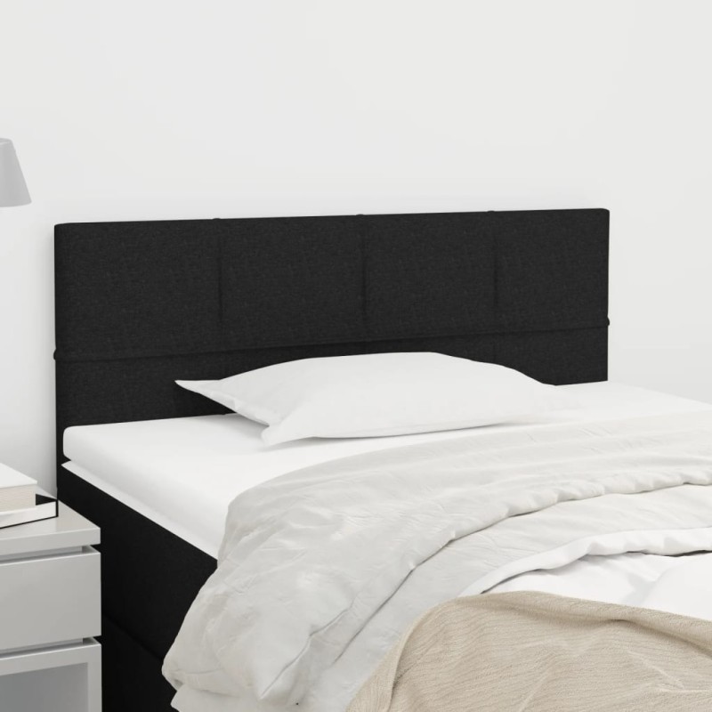 vidaXL Testiera Nera 100x5x78/88 cm in Tessuto vidaXL Testiera Nera 100x5x78/88 cm in Tessuto