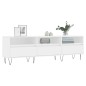 Mobile Porta TV Bianco 150x30x44,5 cm in Legno Multistrato Mobile Porta TV Bianco 150x30x44,5 cm in Legno Multistrato