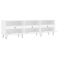 Mobile Porta TV Bianco 150x30x44,5 cm in Legno Multistrato Mobile Porta TV Bianco 150x30x44,5 cm in Legno Multistrato