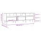 Mobile Porta TV Bianco 150x30x44,5 cm in Legno Multistrato Mobile Porta TV Bianco 150x30x44,5 cm in Legno Multistrato