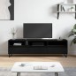 Mobile Porta TV Nero 150x30x44,5 cm in Legno Multistrato Mobile Porta TV Nero 150x30x44,5 cm in Legno Multistrato