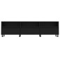 Mobile Porta TV Nero 150x30x44,5 cm in Legno Multistrato Mobile Porta TV Nero 150x30x44,5 cm in Legno Multistrato