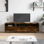 Mobile Porta TV Rovere Fumo 150x30x44,5 cm in Legno Multistrato Mobile Porta TV Rovere Fumo 150x30x44,5 cm in Legno Multistrato