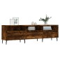 Mobile Porta TV Rovere Fumo 150x30x44,5 cm in Legno Multistrato Mobile Porta TV Rovere Fumo 150x30x44,5 cm in Legno Multistrato