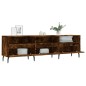 Mobile Porta TV Rovere Fumo 150x30x44,5 cm in Legno Multistrato Mobile Porta TV Rovere Fumo 150x30x44,5 cm in Legno Multistrato