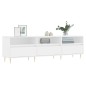 Mobile Porta TV Bianco 150x30x44,5 cm in Legno Multistrato Mobile Porta TV Bianco 150x30x44,5 cm in Legno Multistrato