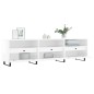 Mobile Porta TV Bianco Lucido 150x30x44,5 cm Legno Multistrato Mobile Porta TV Bianco Lucido 150x30x44,5 cm Legno Multistrato