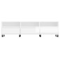 Mobile Porta TV Bianco Lucido 150x30x44,5 cm Legno Multistrato Mobile Porta TV Bianco Lucido 150x30x44,5 cm Legno Multistrato