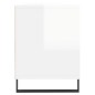 Mobile Porta TV Bianco Lucido 150x30x44,5 cm Legno Multistrato Mobile Porta TV Bianco Lucido 150x30x44,5 cm Legno Multistrato
