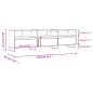 Mobile Porta TV Bianco Lucido 150x30x44,5 cm Legno Multistrato Mobile Porta TV Bianco Lucido 150x30x44,5 cm Legno Multistrato