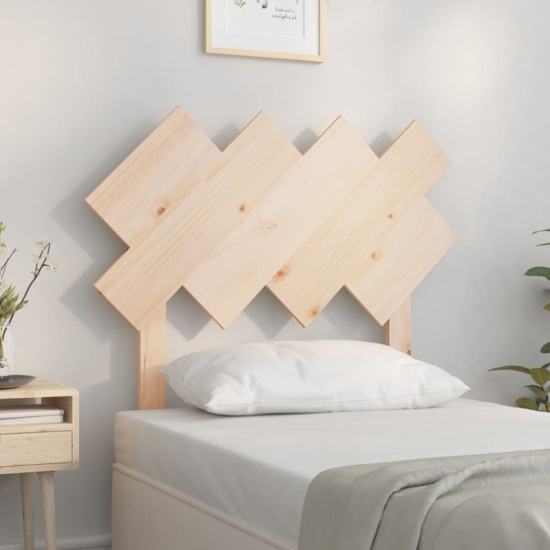 Testiera per Letto 92x3x81 cm in Legno Massello di Pino Testiera per Letto 92x3x81 cm in Legno Massello di Pino