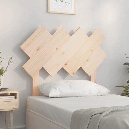 Testiera per Letto 92x3x81 cm in Legno Massello di Pino
