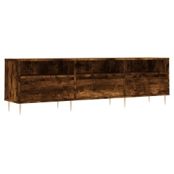 vidaXL Mobile Porta TV Rovere Fumo 150x30x44,5 cm in Legno Multistrato