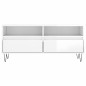 Mobile Porta TV Bianco Lucido 100x34,5x44,5cm Legno Multistrato Mobile Porta TV Bianco Lucido 100x34,5x44,5cm Legno Multistrato