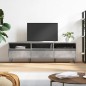 Mobile TV Grigio Cemento 150x30x44,5 cm Legno Multistrato Mobile TV Grigio Cemento 150x30x44,5 cm Legno Multistrato