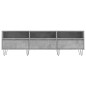 Mobile TV Grigio Cemento 150x30x44,5 cm Legno Multistrato Mobile TV Grigio Cemento 150x30x44,5 cm Legno Multistrato