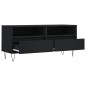 Mobile Porta TV Nero 100x34,5x44,5 cm in Legno Multistrato Mobile Porta TV Nero 100x34,5x44,5 cm in Legno Multistrato