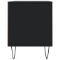 Mobile Porta TV Nero 100x34,5x44,5 cm in Legno Multistrato Mobile Porta TV Nero 100x34,5x44,5 cm in Legno Multistrato